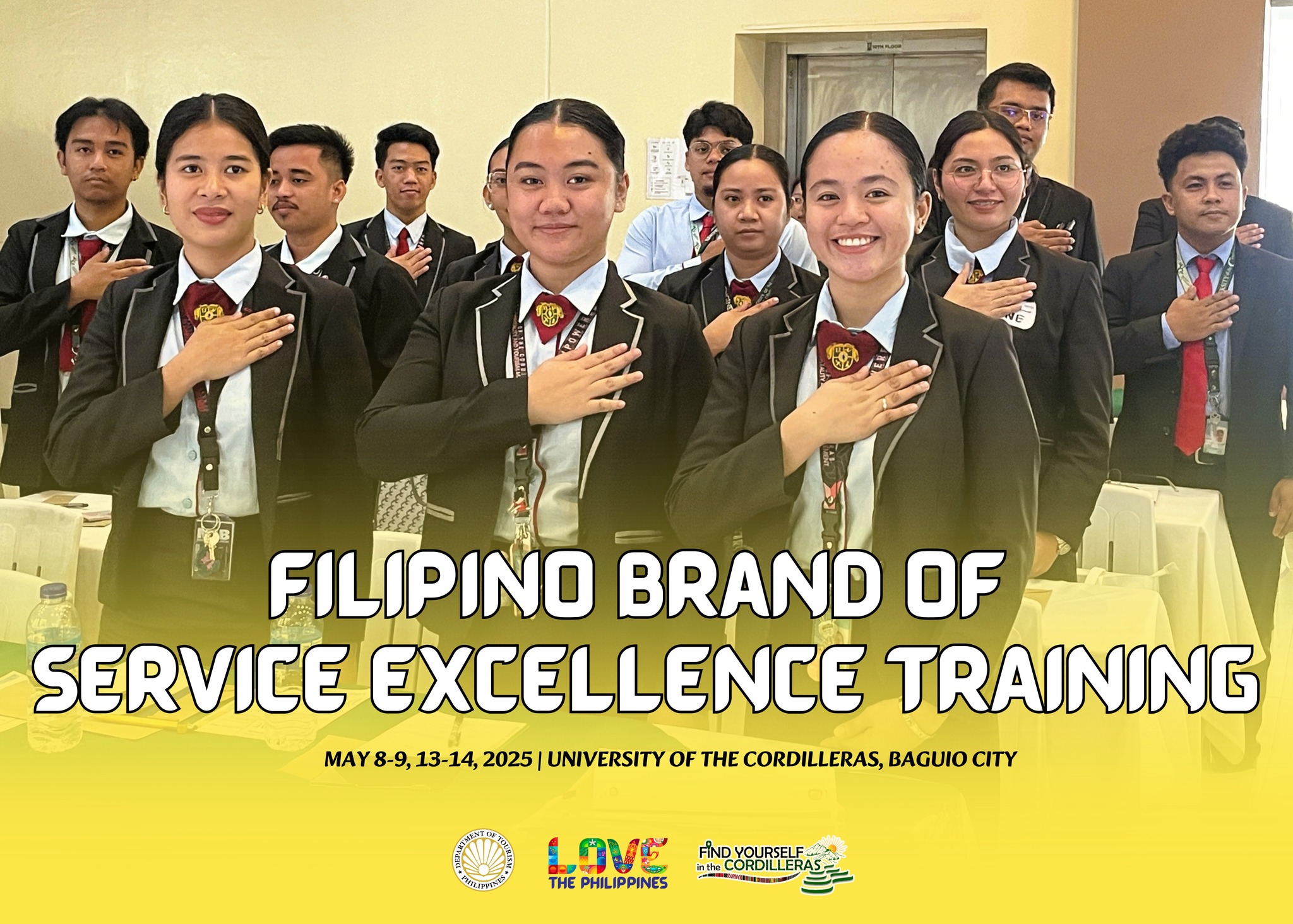 𝐄𝐦𝐩𝐨𝐰𝐞𝐫𝐢𝐧𝐠 𝐅𝐮𝐭𝐮𝐫𝐞 𝐓𝐨𝐮𝐫𝐢𝐬𝐦 𝐏𝐫𝐨𝐟𝐞𝐬𝐬𝐢𝐨𝐧𝐚𝐥𝐬: 𝐃𝐎𝐓-𝐂𝐀𝐑 𝐓𝐫𝐚𝐢𝐧𝐬 𝟐𝟑𝟑 𝐔𝐂 𝐒𝐭𝐮𝐝𝐞𝐧𝐭𝐬 𝐢𝐧 𝐅𝐢𝐥𝐢𝐩𝐢𝐧𝐨 𝐁𝐫𝐚𝐧𝐝 𝐨𝐟 𝐒𝐞𝐫𝐯𝐢𝐜𝐞 𝐄𝐱𝐜𝐞𝐥𝐥𝐞𝐧𝐜𝐞