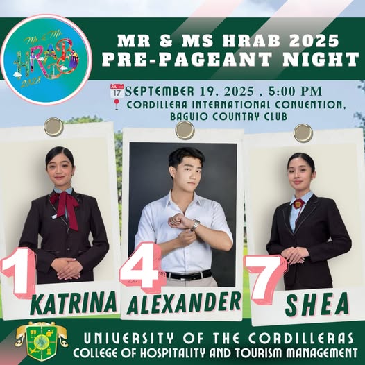 UC CHTM Supports Its Representatives at the Mr. & Ms. HRAB 2025 Pre‑Pageant Night